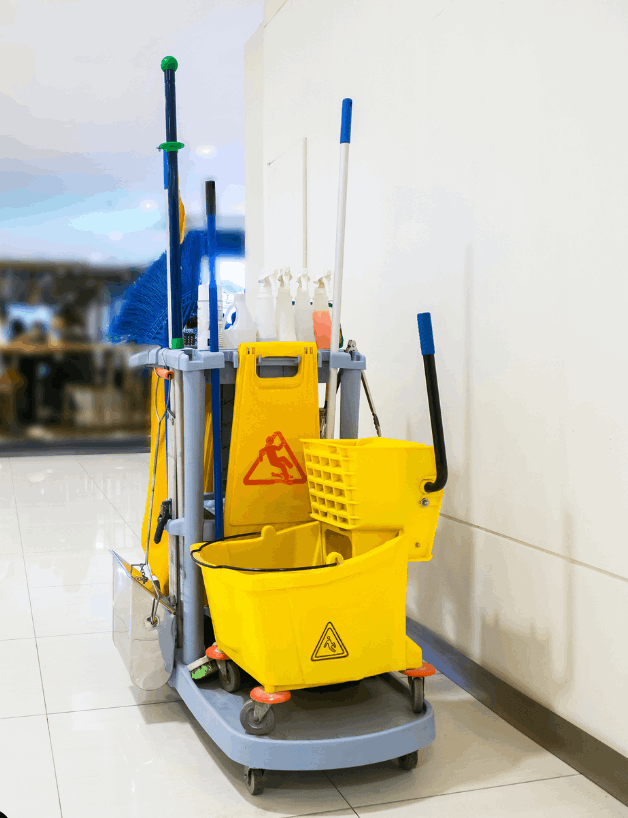 chariot de nettoyage professionnel